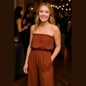 Women's Urban Outfitters Brown Jumpsuit Size M